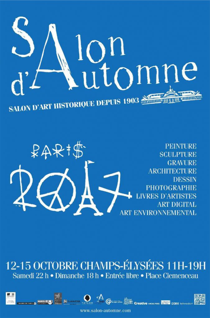 Affiche salon d'automne Paris 2017